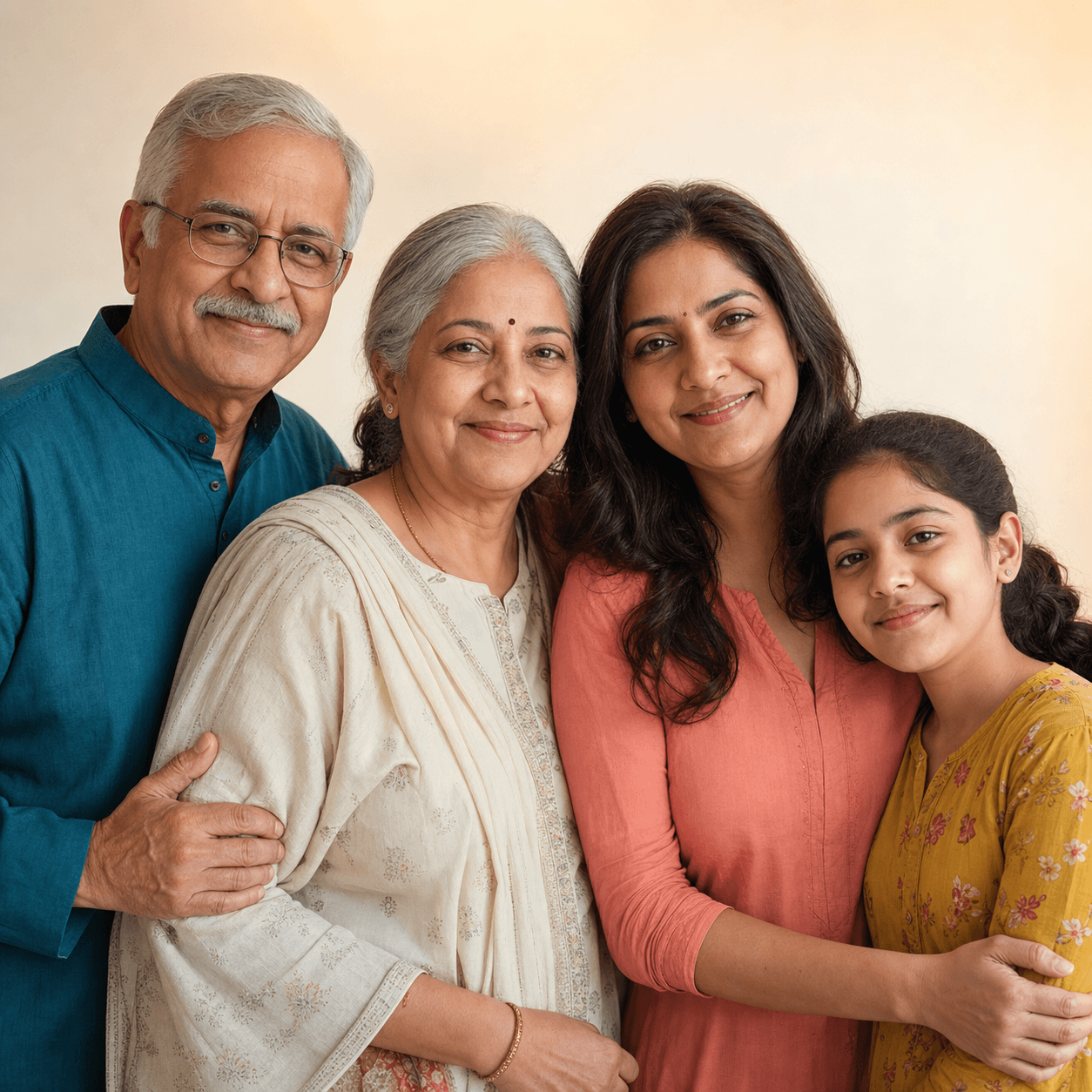 A multigenerational Indian family planning across a lifetime